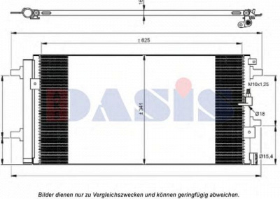AKS DASIS 482031n -  Конденсатор, кондиционер